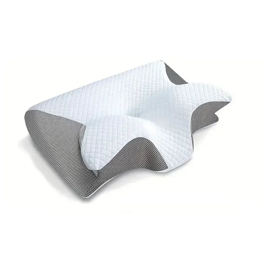 Neck Pain Relief Cervical Pillow Memory Foam Ergonomic Orthopedic Contour Support Breathable Bed Pillow for All Sleepers