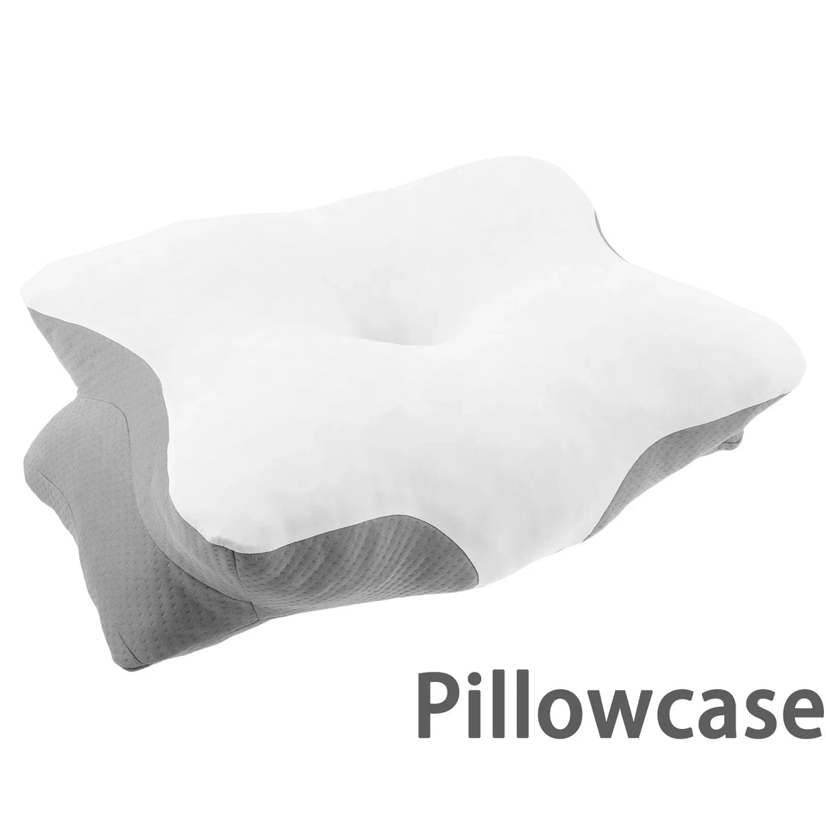 Memory Foam Cervical Pillowcase Butterfly Shaped Neck Pillows Cover Smooth Soft Pillowcase Ergonomic Orthopedic Neck Gift